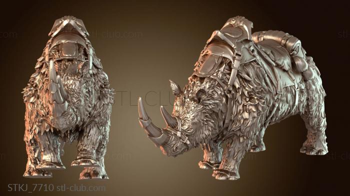 Шерстистый носорог Маунт Тяжелый