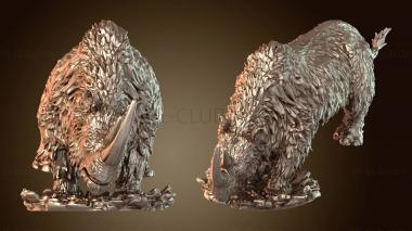 3D модель Топот шерстистого носорога (STL)