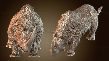 3D модель Доминантный топот шерстистого носорога (STL)