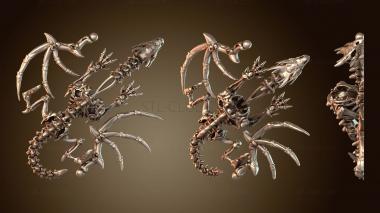 3D мадэль Плоская облегающая пластина «Драконье крыло привидения» (STL)