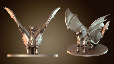 3D model Young Copper Dragon (STL)