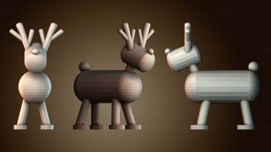 3D model Funny Reindeer (STL)