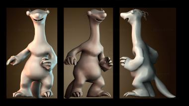 3D model Sid ice Age (STL)