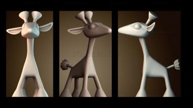 3D мадэль Жираф (STL)