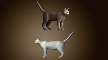 3D мадэль Кот (STL)