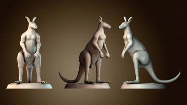 3D мадэль Самец кенгуру (STL)
