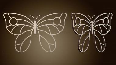 3D model Butterfly (STL)