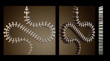 3D model Serpent bones (STL)