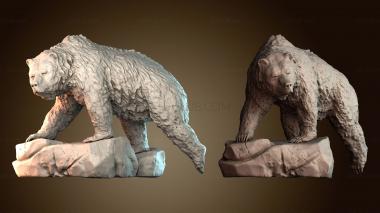 3D model Grizzly bear (STL)