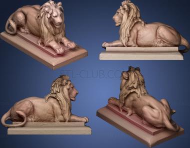 3D model cast iron lion from jj ducel at palacio vergara (STL)