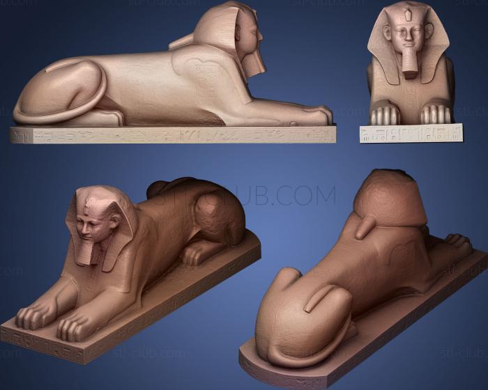 3D мадэль Хрустальный дворец-Сфинкс (STL)