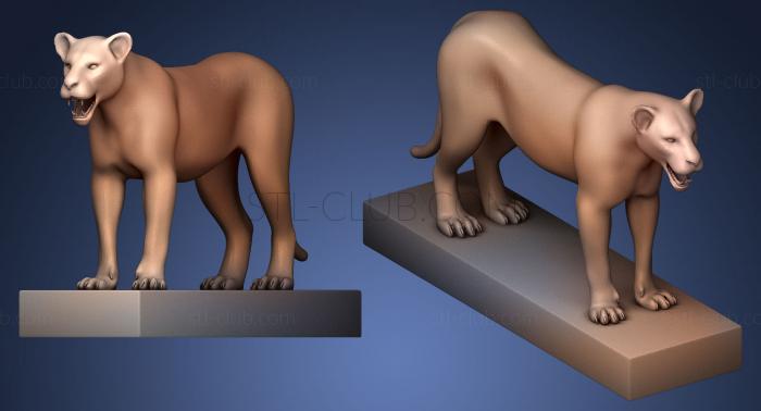 3D model Lioness of Leaina reconstruction (STL)