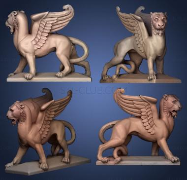 3D model markuslowe griffin lion (STL)