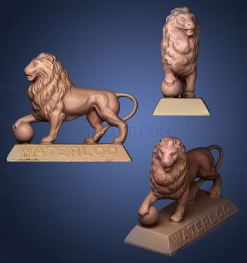 3D model Le Lion de Waterloo (STL)