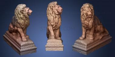 3D model Lion de la Gileppe high (STL)