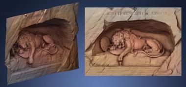 3D model Lion Monument Lucerne (STL)