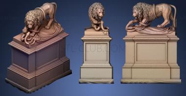 3D model Monument to dead soldiers Psek (STL)