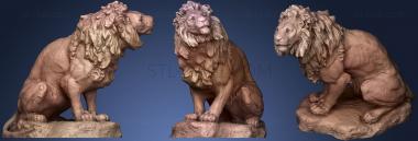 3D мадэль Скульптура льва (3D-сканирование) (STL)