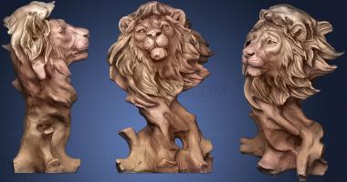 3D мадэль Lion Simba Поддерживает  ремикс (STL)