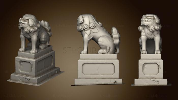 3D model Sittig lion guardian (STL)