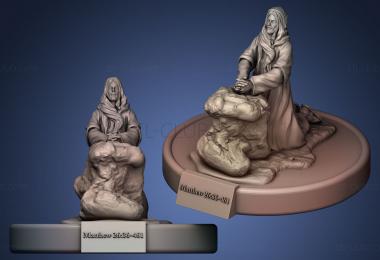 3D model Jesus Prays in Gethsemane (STL)