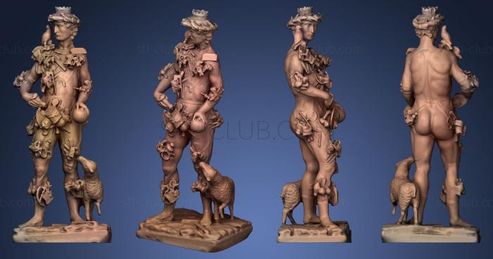 3D model Apollo as the Genius of the Arts (STL)