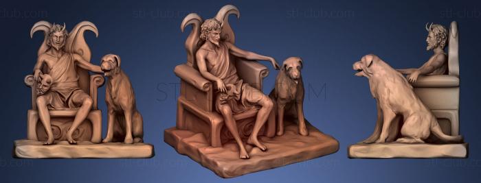 3D model Clavicus Vile and Barbas (STL)