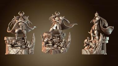 3D мадэль Асгардианский Тауро Потерянный генерал холста (STL)