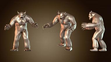 3D мадэль Отвратительный йети (STL)