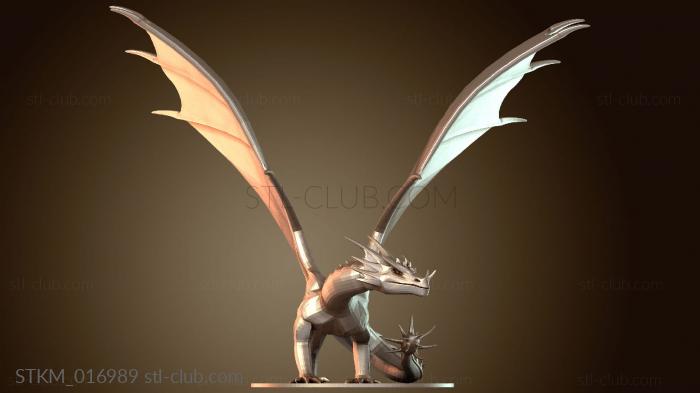 Взрослый рогатый дракон