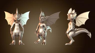 3D мадэль Взрослый шипастый зверь (STL)