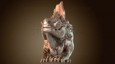 3D model Age Lizardmen Salamanders Sally (STL)