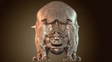 3D мадэль Age Lizardmen Wartank Armored (STL)