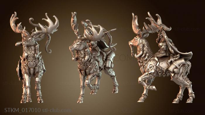 Agnete the Troll Hunter on Elk