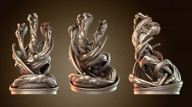 3D мадэль Парящий Элементаль Воздуха (STL)