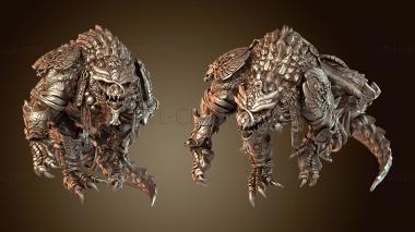 3D мадэль Воин Ахомани (STL)