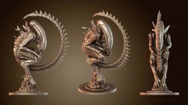 3D мадэль Статуя ксеноморфа «Рождение инопланетянина» (STL)