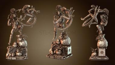 3D model Alien Depredator Dreaded (STL)