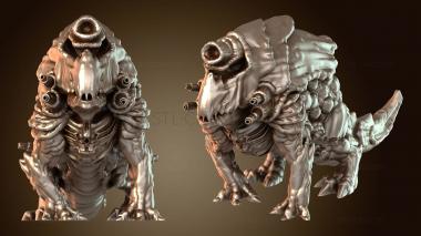 3D модель Артиллерия вторжения инопланетных ульев AH (STL)