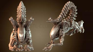 3D model Alien Xenomorph Figure (STL)