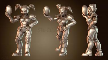 3D мадэль Амазонка, женщина-человек-единорог, метательница Свифт (STL)