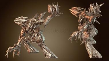 3D мадэль Древний иссушенный трэант (STL)