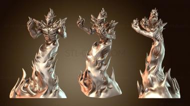 3D мадэль Ангельский бард с лютней и крыльями (STL)