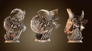 3D мадэль Небесное слияние Ангевомон и Леди Девимон (STL)