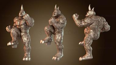 3D мадэль Аниме Классика Чудесный Носорог (STL)