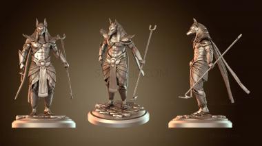 3D мадэль Божественная форма Анубиса (STL)
