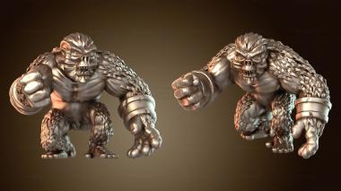 3D мадэль Обезьяна (STL)