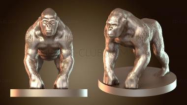 3D мадэль Обезьяна-берсерк (STL)