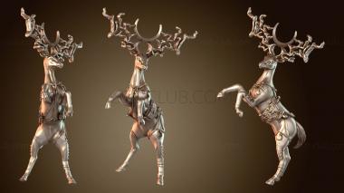 3D модель Артемида с оленем (STL)