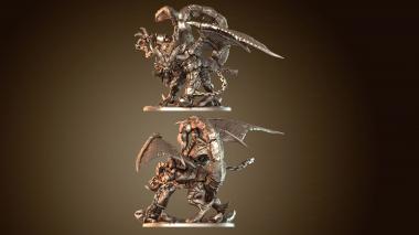 3D мадэль Пепельная Мантикора Прикованная (STL)